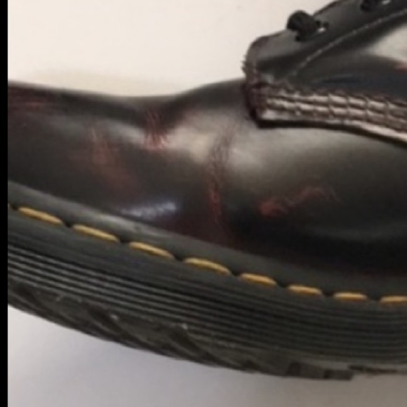 DR Martens Cherry Lace Red Docs 1460 Boots Size 38 - Picture 13 of 16